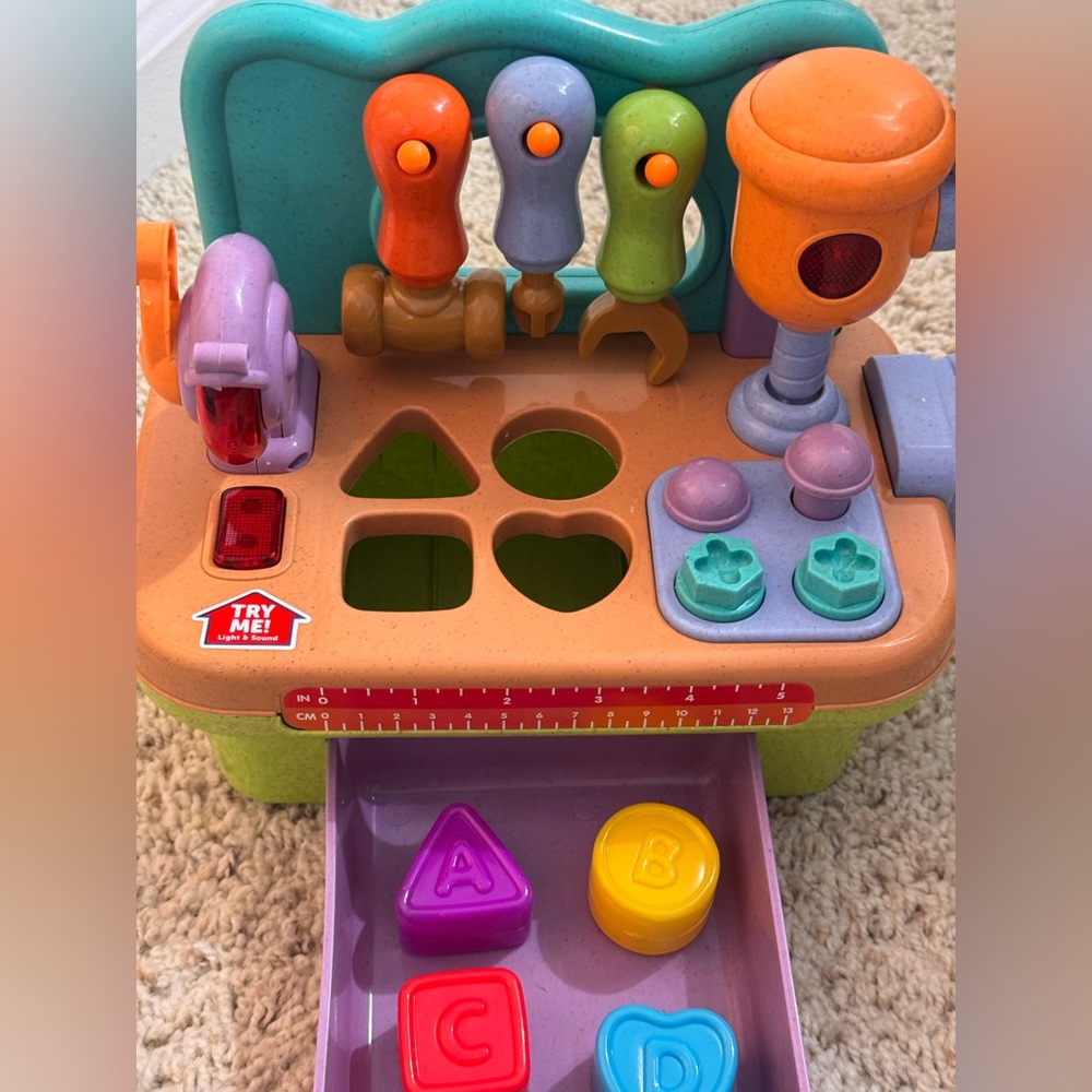 Colorful Kids Tool Bench Toy